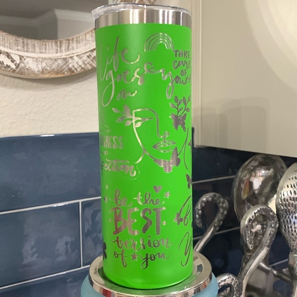 20oz Powder Coated Skinny Tumblers handcrafted/customized by seller - Picture 3 of 9